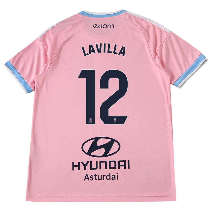 נשים Martín Lavilla #12 כחול תירס ורוד הרחק ג'רזי 2026/27 חולצה קצרה