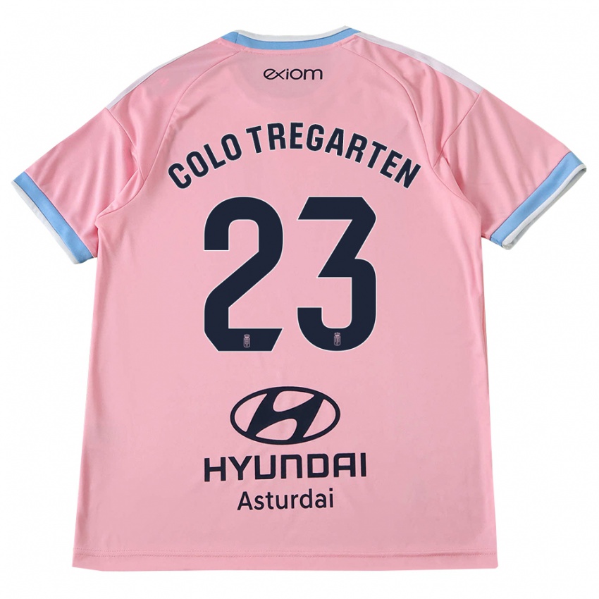 נשים Colo Tregarten #23 כחול תירס ורוד הרחק ג'רזי 2026/27 חולצה קצרה