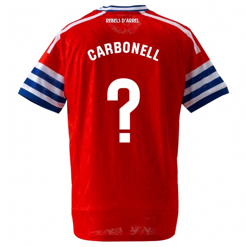 נשים Ethan Carbonell #0 כחול מלכותי אדום הרחק ג'רזי 2026/27 חולצה קצרה
