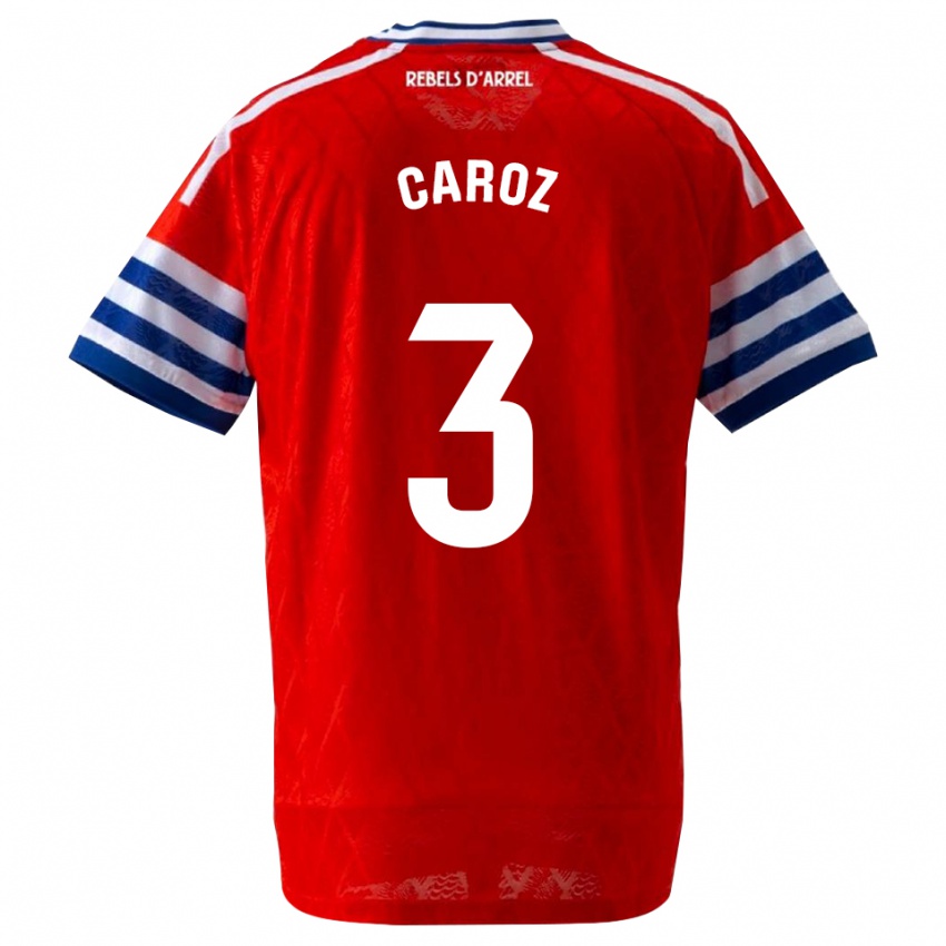 נשים Hugo Caroz #3 כחול מלכותי אדום הרחק ג'רזי 2026/27 חולצה קצרה