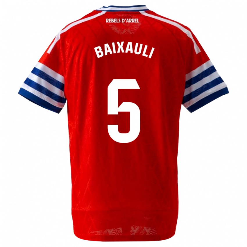 נשים Iker Baixauli #5 כחול מלכותי אדום הרחק ג'רזי 2026/27 חולצה קצרה