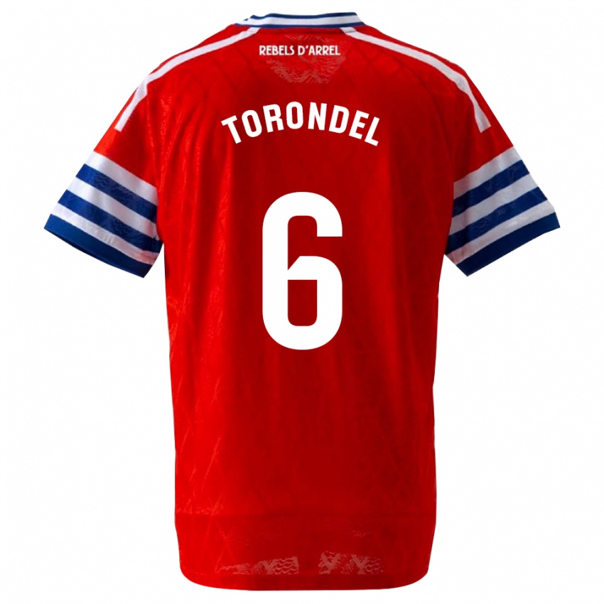 נשים Hugo Torondel #6 כחול מלכותי אדום הרחק ג'רזי 2026/27 חולצה קצרה