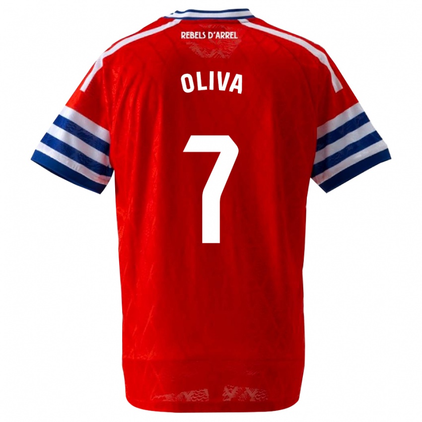 נשים Hugo Oliva #7 כחול מלכותי אדום הרחק ג'רזי 2026/27 חולצה קצרה