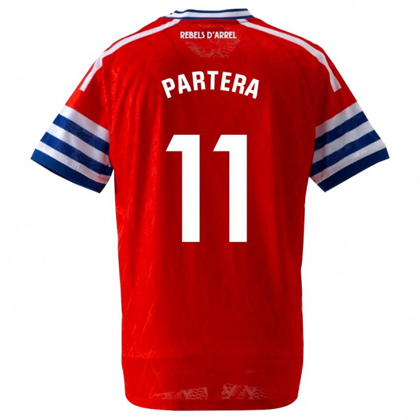 נשים Álex Partera #11 כחול מלכותי אדום הרחק ג'רזי 2026/27 חולצה קצרה