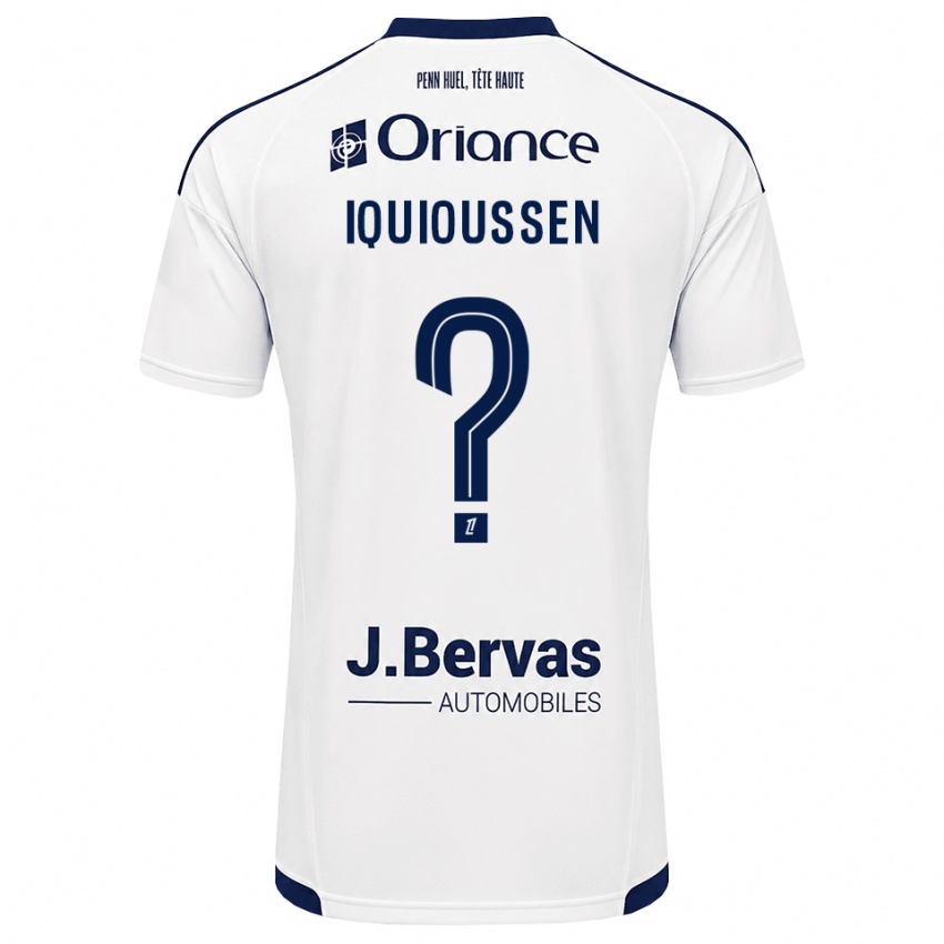 נשים Adam Iquioussen #0 כחול צי לבן הרחק ג'רזי 2026/27 חולצה קצרה