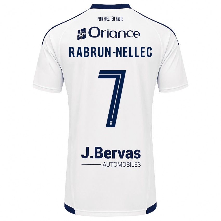 נשים Yannis Rabrun-Nellec #7 כחול צי לבן הרחק ג'רזי 2026/27 חולצה קצרה