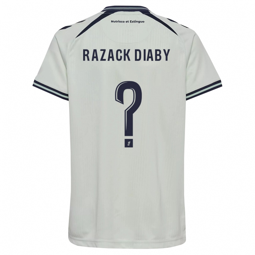 נשים Abdoul Razack Diaby #0 כחול חצות לבן הרחק ג'רזי 2026/27 חולצה קצרה