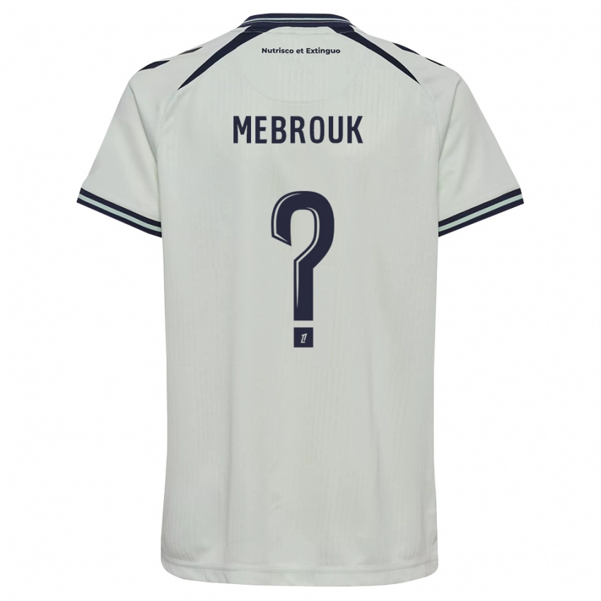 נשים Aymen Mebrouk #0 כחול חצות לבן הרחק ג'רזי 2026/27 חולצה קצרה
