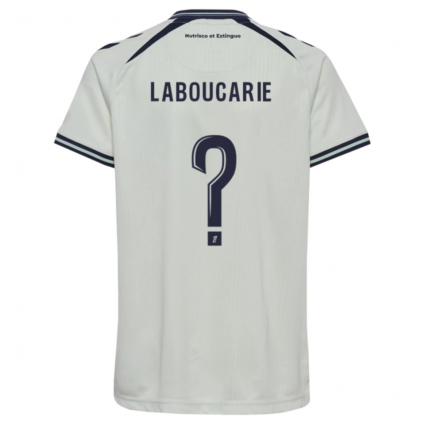 נשים Luna Laboucarie #0 כחול חצות לבן הרחק ג'רזי 2026/27 חולצה קצרה