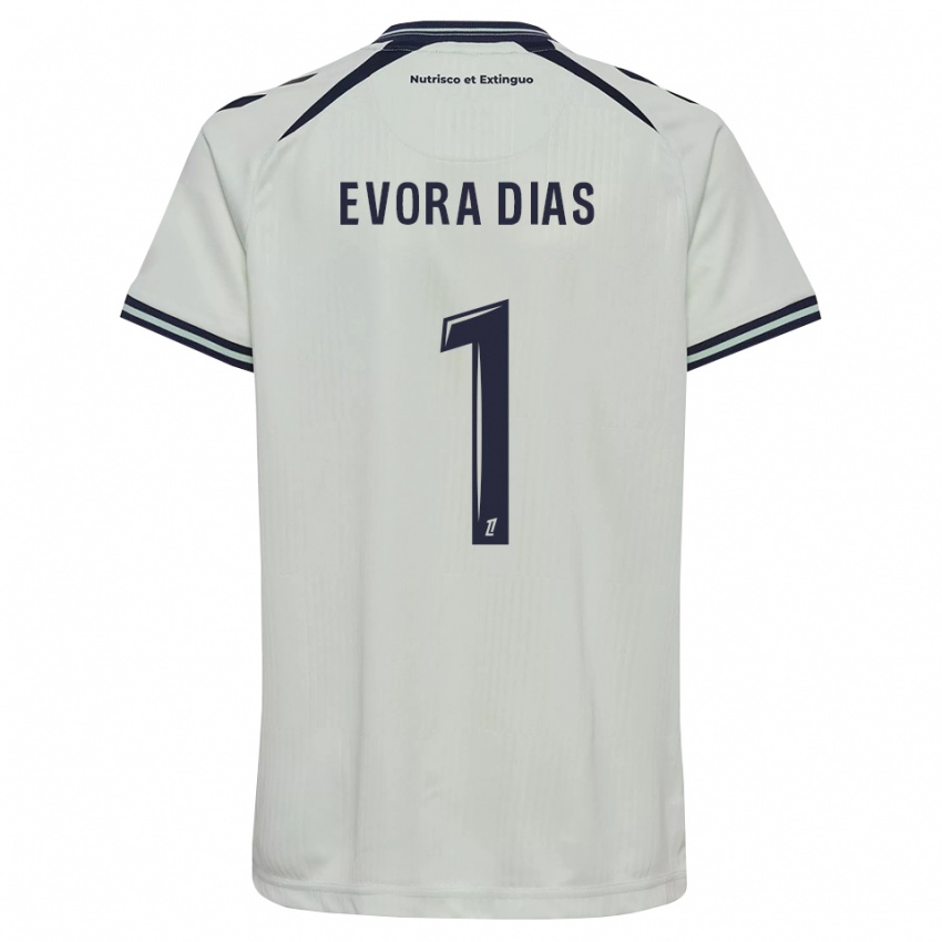 נשים Enzo Evora Dias #1 כחול חצות לבן הרחק ג'רזי 2026/27 חולצה קצרה