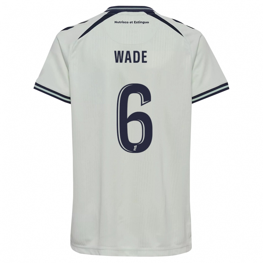 נשים Bocar Wade #6 כחול חצות לבן הרחק ג'רזי 2026/27 חולצה קצרה