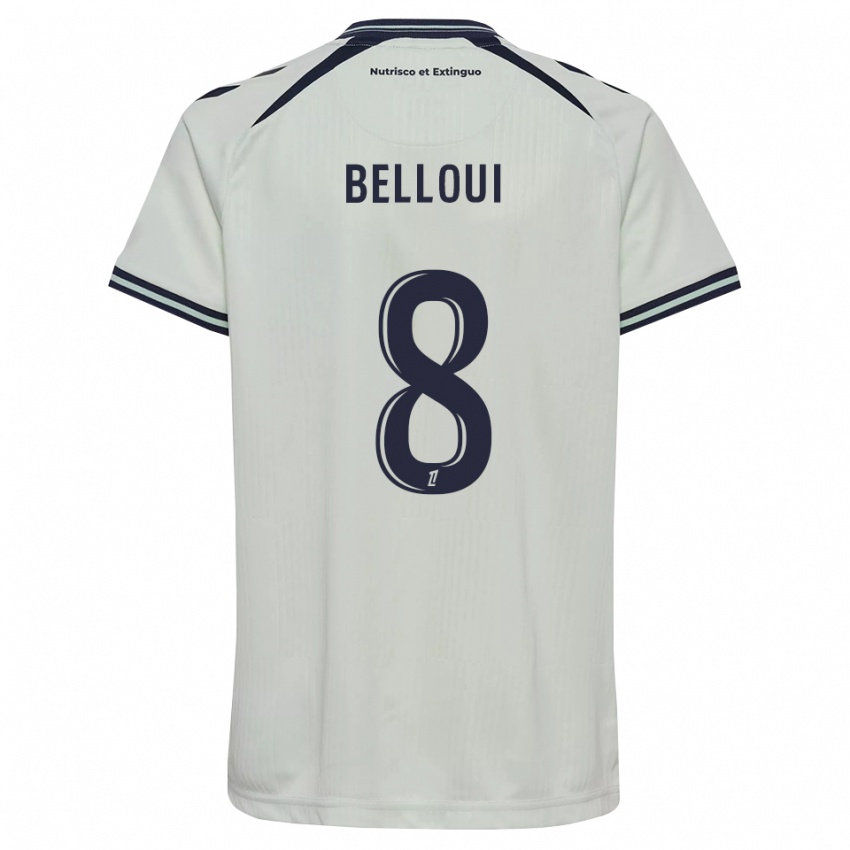 נשים Ilyan Belloui #8 כחול חצות לבן הרחק ג'רזי 2026/27 חולצה קצרה