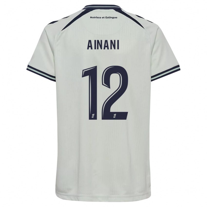 נשים Sufyan Ainani #12 כחול חצות לבן הרחק ג'רזי 2026/27 חולצה קצרה