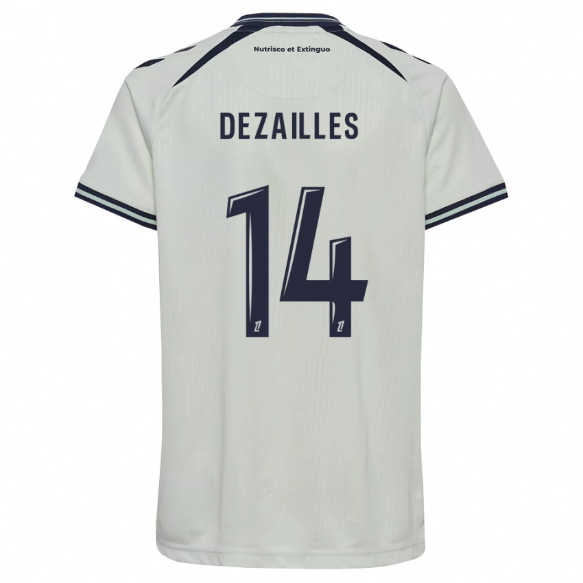 נשים Arsène Dezailles #14 כחול חצות לבן הרחק ג'רזי 2026/27 חולצה קצרה
