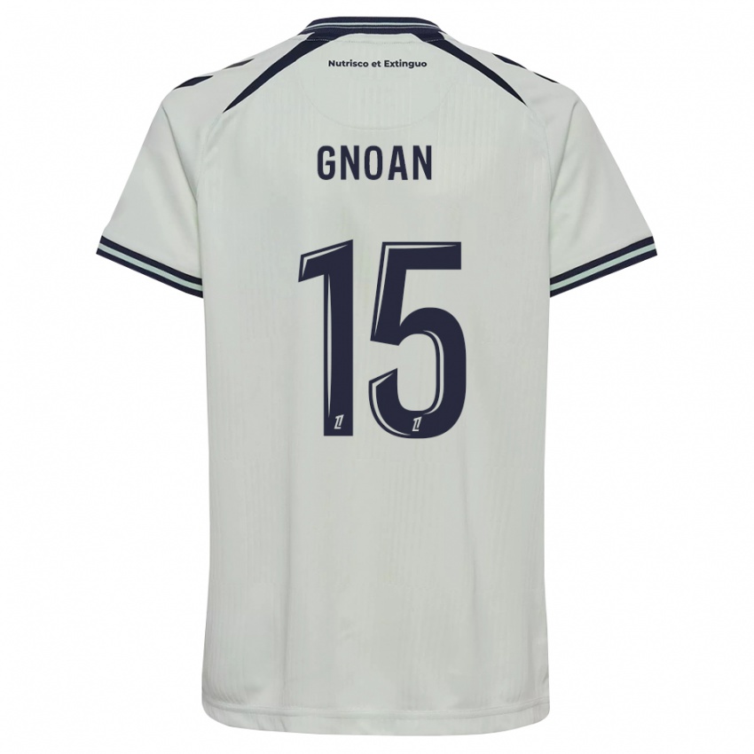 נשים Ebroni Gnoan #15 כחול חצות לבן הרחק ג'רזי 2026/27 חולצה קצרה
