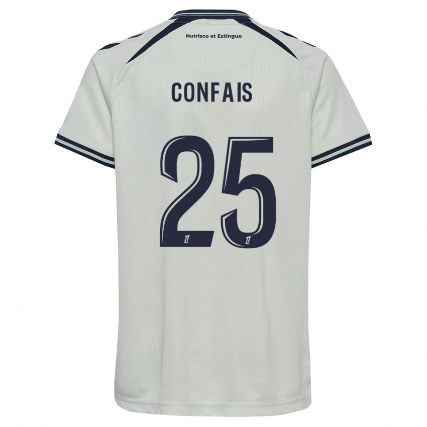 נשים Aloïs Confais #25 כחול חצות לבן הרחק ג'רזי 2026/27 חולצה קצרה