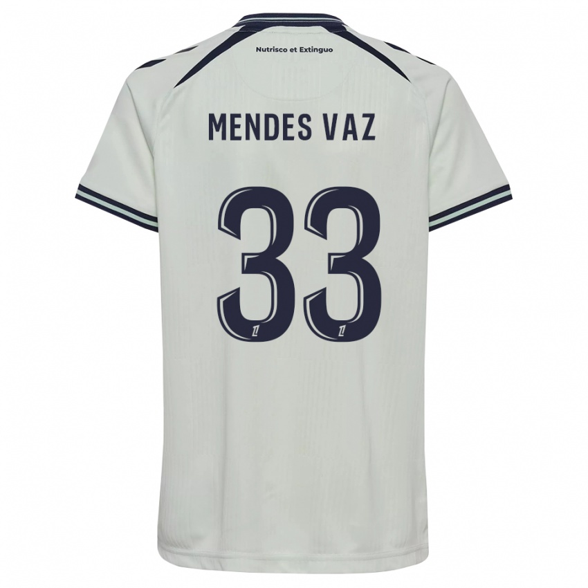 נשים Hernâni Mendes Vaz #33 כחול חצות לבן הרחק ג'רזי 2026/27 חולצה קצרה