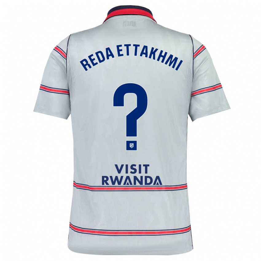 נשים Mohamed Reda Ettakhmi #0 אפור אדום כחול צי ג'רזי קיט שלישי 2026/27 חולצה קצרה
