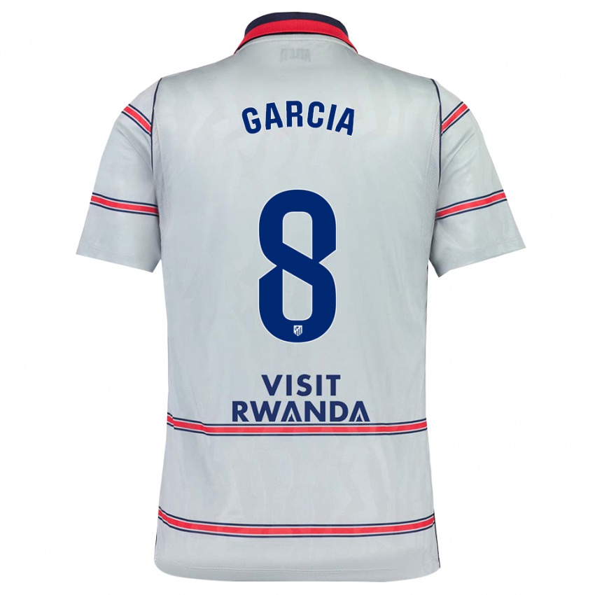 נשים Gaby García #8 אפור אדום כחול צי ג'רזי קיט שלישי 2026/27 חולצה קצרה