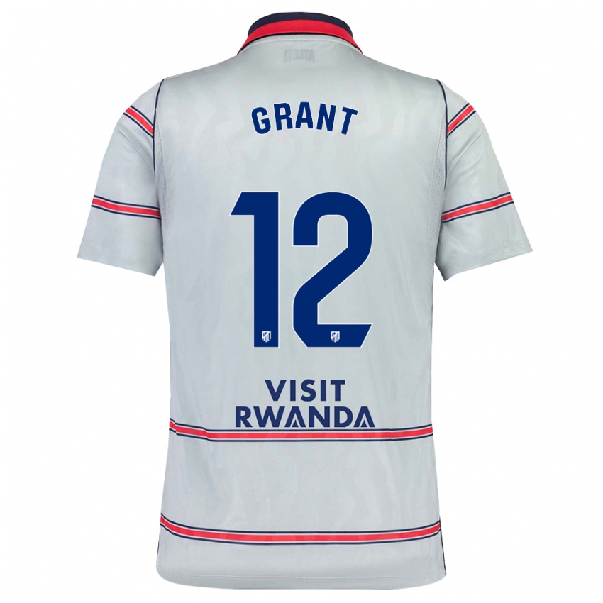 נשים Cristian Grant #12 אפור אדום כחול צי ג'רזי קיט שלישי 2026/27 חולצה קצרה