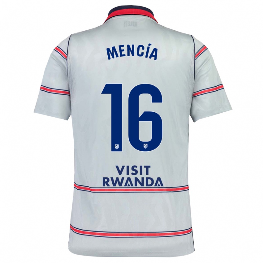 נשים Ian Mencía #16 אפור אדום כחול צי ג'רזי קיט שלישי 2026/27 חולצה קצרה