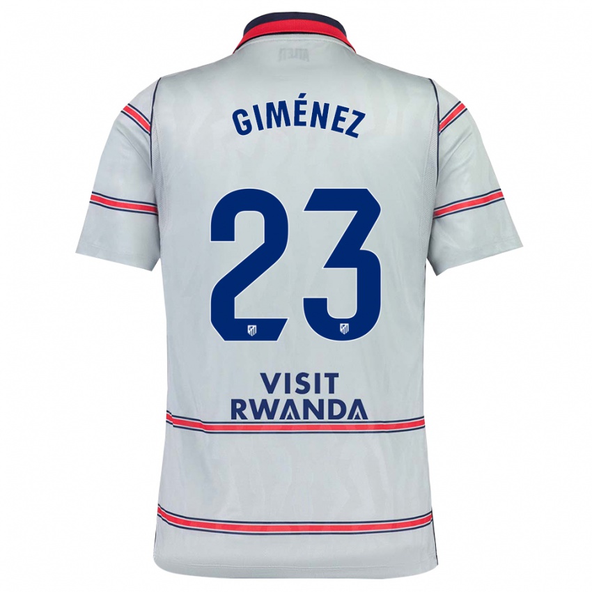 נשים Carlos Giménez #23 אפור אדום כחול צי ג'רזי קיט שלישי 2026/27 חולצה קצרה