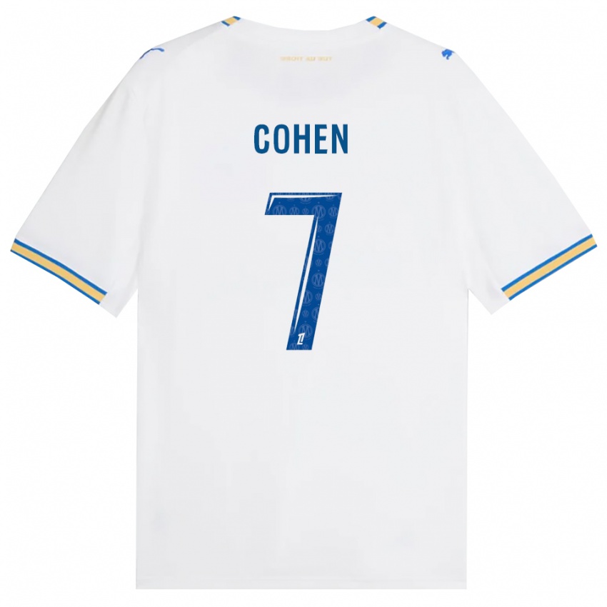 ילדים Dan Cohen #7 כחול דודג' לבן ג'רזי ביתית 2026/27 חולצה קצרה