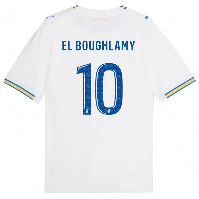 ילדים Adam El Boughlamy #10 כחול דודג' לבן ג'רזי ביתית 2026/27 חולצה קצרה