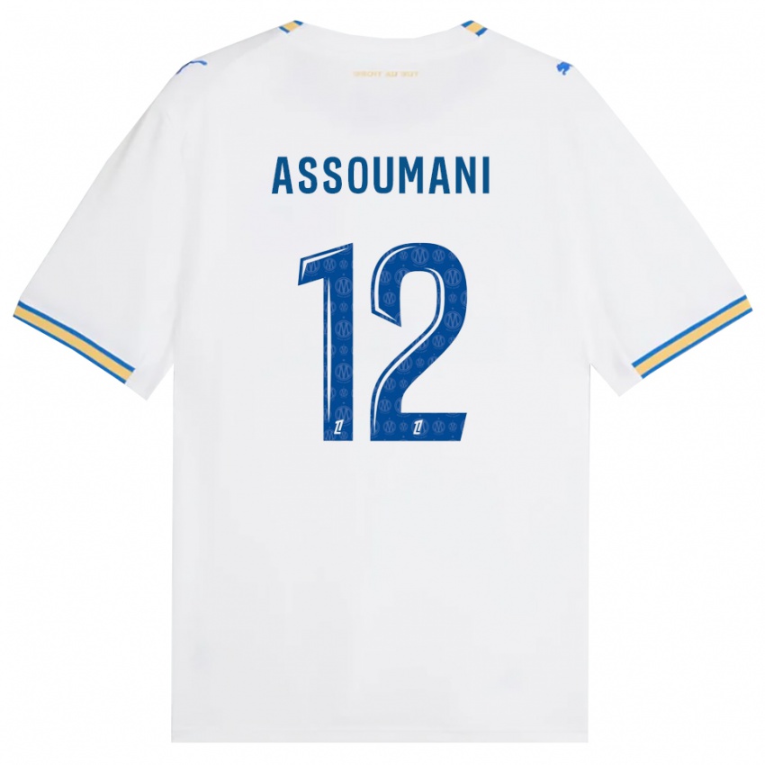 ילדים Saïfi Assoumani #12 כחול דודג' לבן ג'רזי ביתית 2026/27 חולצה קצרה