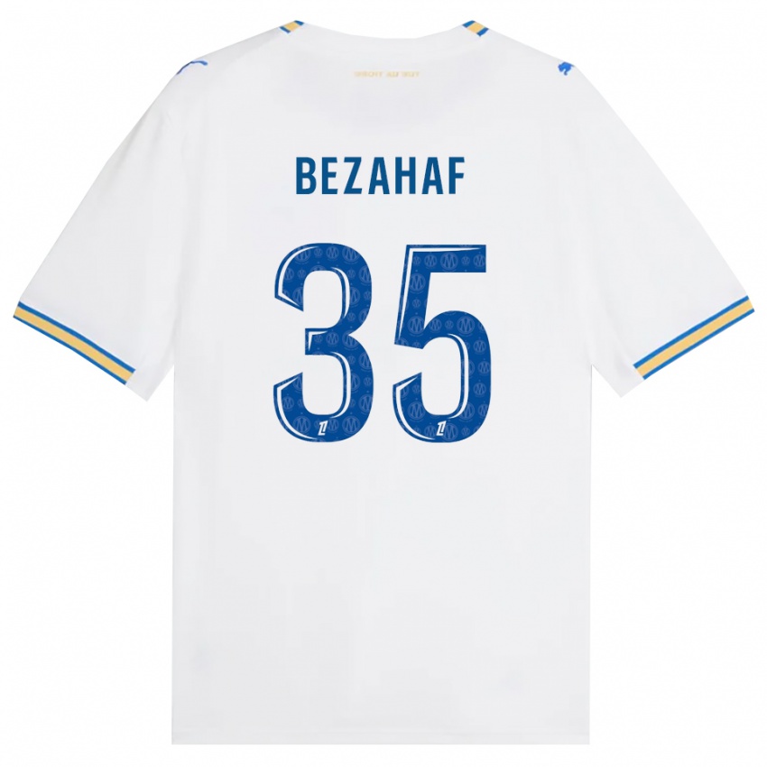 ילדים Kelyann Bezahaf #35 כחול דודג' לבן ג'רזי ביתית 2026/27 חולצה קצרה