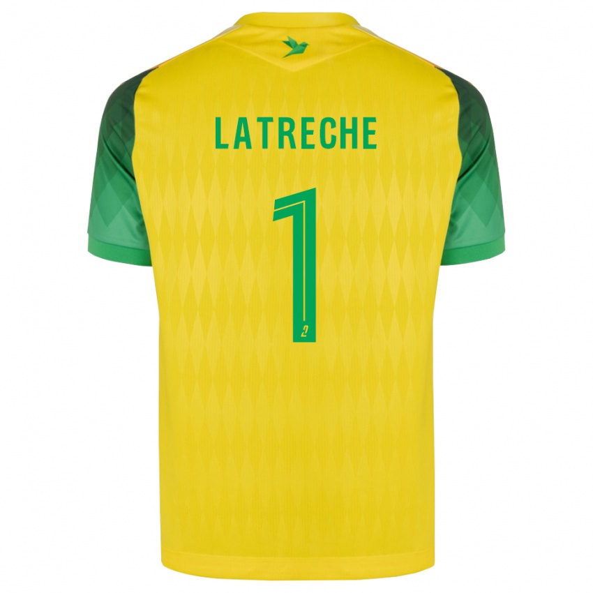 ילדים Yanis Latreche #1 ירוק צהוב אדום ג'רזי ביתית 2026/27 חולצה קצרה