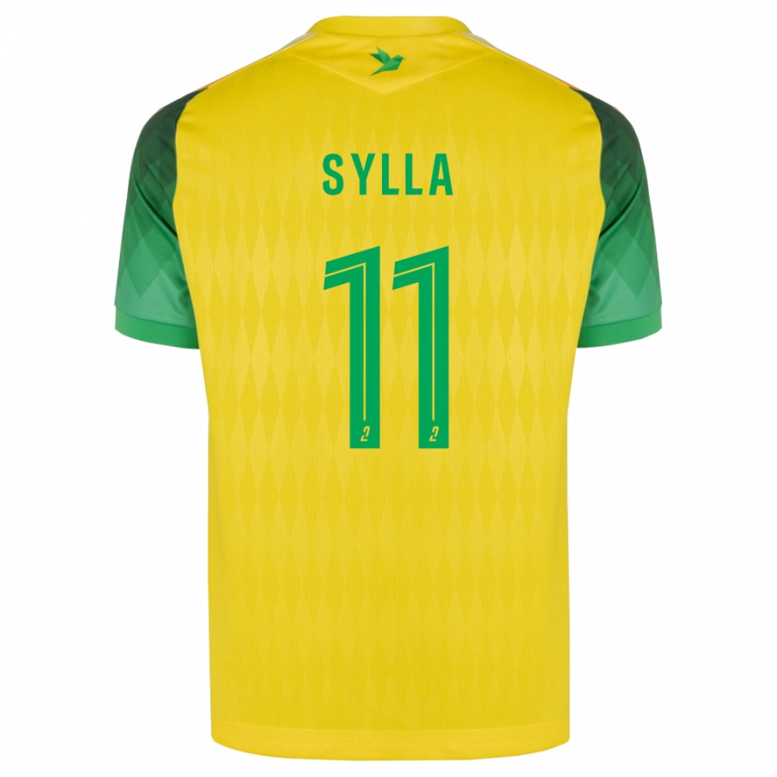 ילדים Karamoko Sylla #11 ירוק צהוב אדום ג'רזי ביתית 2026/27 חולצה קצרה