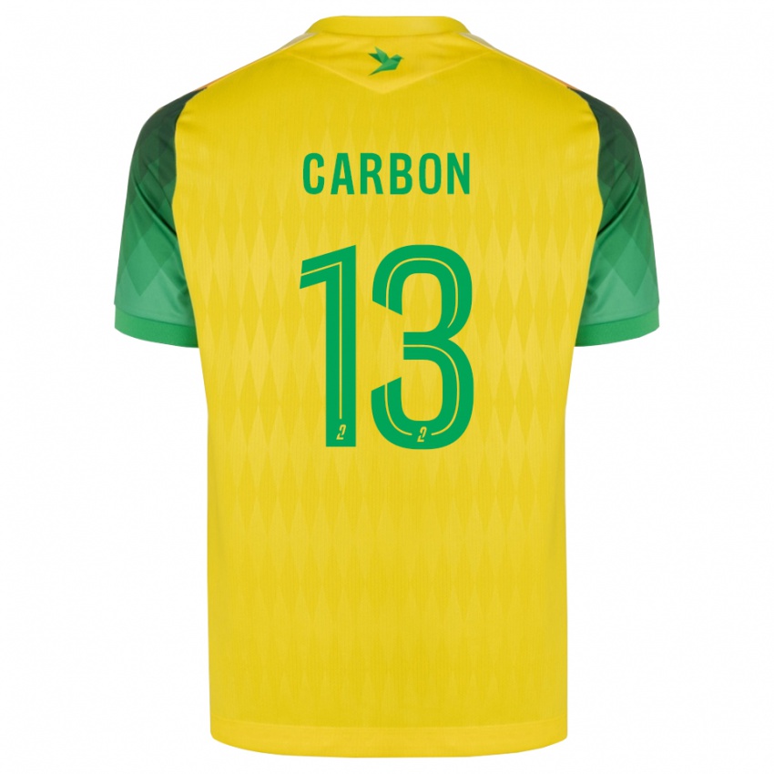 ילדים Lancelot Carbon #13 ירוק צהוב אדום ג'רזי ביתית 2026/27 חולצה קצרה