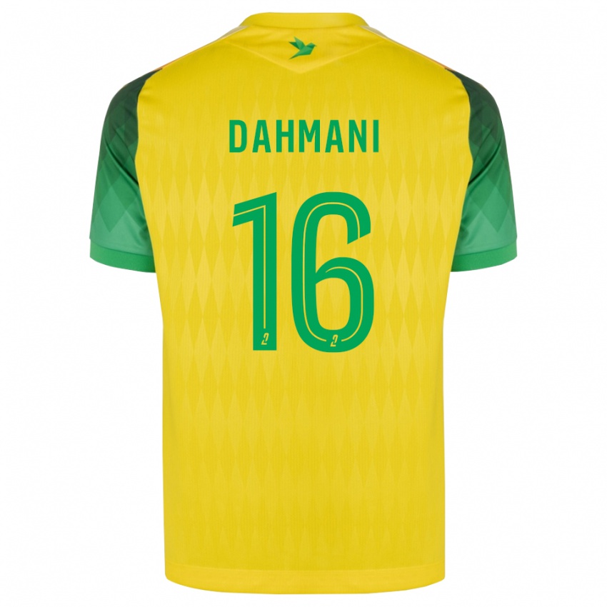 ילדים Waël Dahmani #16 ירוק צהוב אדום ג'רזי ביתית 2026/27 חולצה קצרה