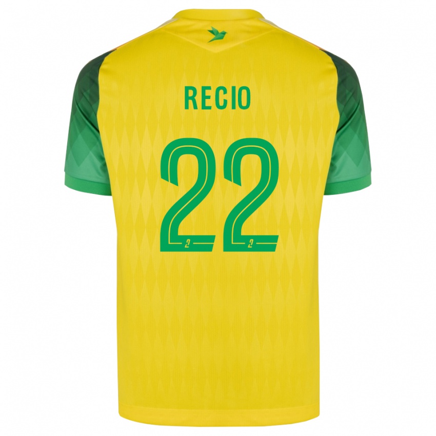ילדים Andrea Recio #22 ירוק צהוב אדום ג'רזי ביתית 2026/27 חולצה קצרה