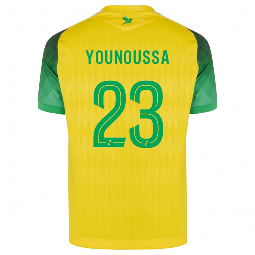 ילדים Wilitty Younoussa #23 ירוק צהוב אדום ג'רזי ביתית 2026/27 חולצה קצרה