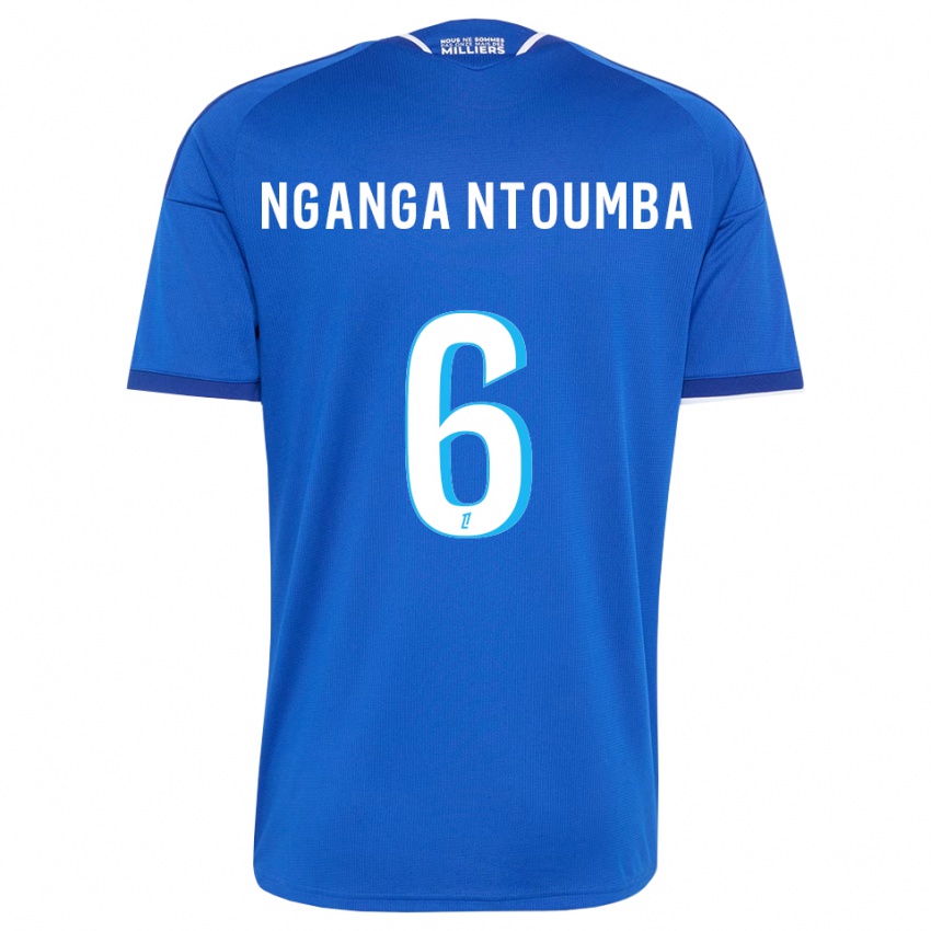 ילדים Monfils Nganga Ntoumba #6 כחול מלכותי לבן ג'רזי ביתית 2026/27 חולצה קצרה