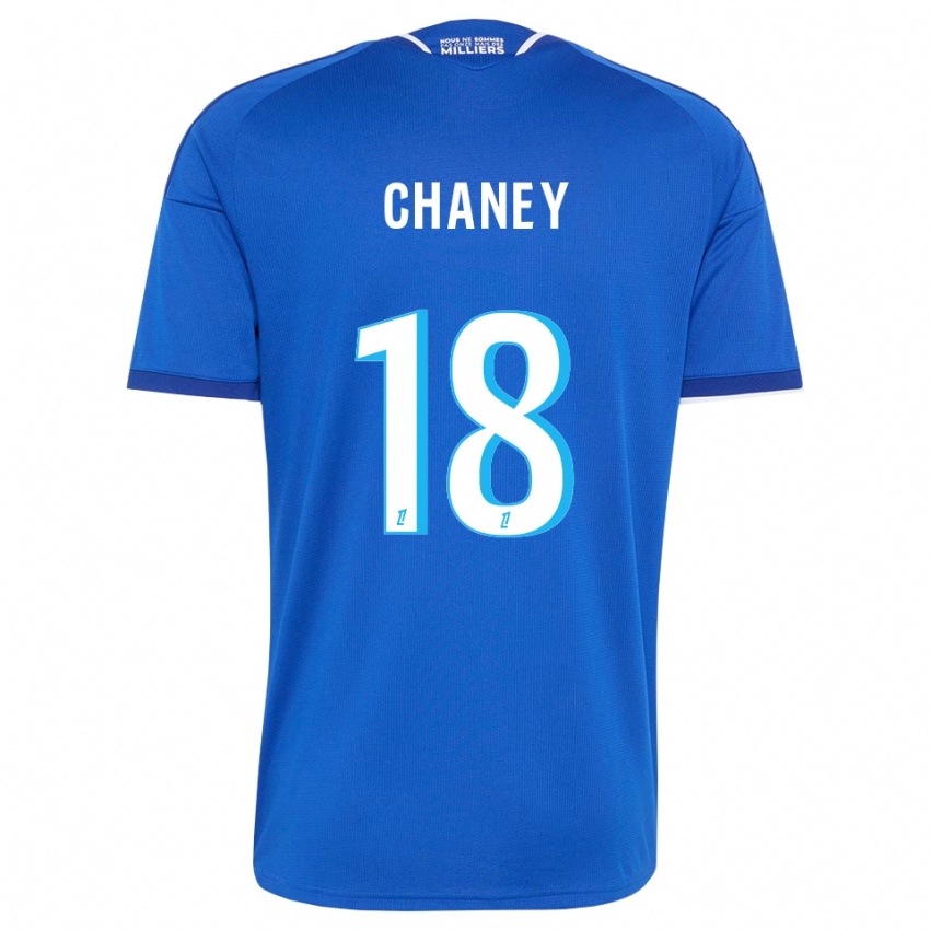 ילדים Amanda Chaney #18 כחול מלכותי לבן ג'רזי ביתית 2026/27 חולצה קצרה