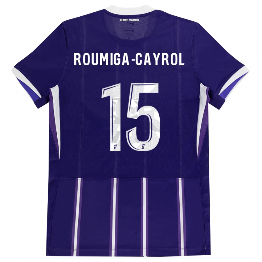 ילדים Sonia Roumiga-Cayrol #15 סגול לבן ג'רזי ביתית 2026/27 חולצה קצרה
