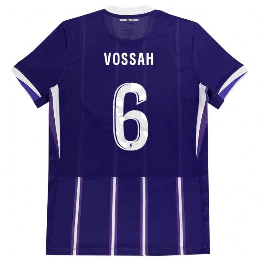 ילדים Alexis Vossah #6 סגול לבן ג'רזי ביתית 2026/27 חולצה קצרה