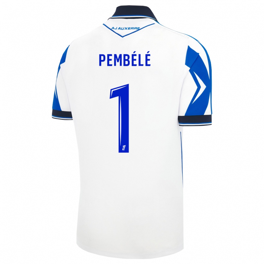 ילדים Willange Pembélé #1 שחור לבן כחול ג'רזי ביתית 2026/27 חולצה קצרה