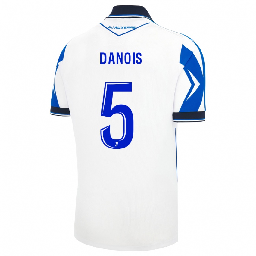 ילדים קווין דנואה #5 שחור לבן כחול ג'רזי ביתית 2026/27 חולצה קצרה