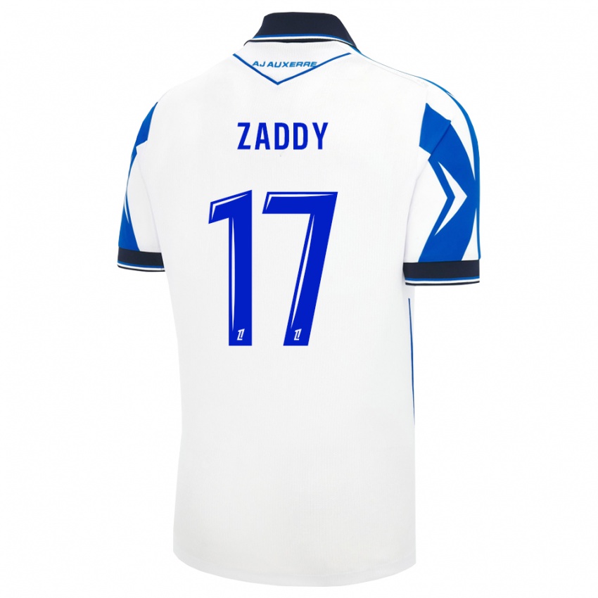 ילדים Yvan Zaddy #17 שחור לבן כחול ג'רזי ביתית 2026/27 חולצה קצרה