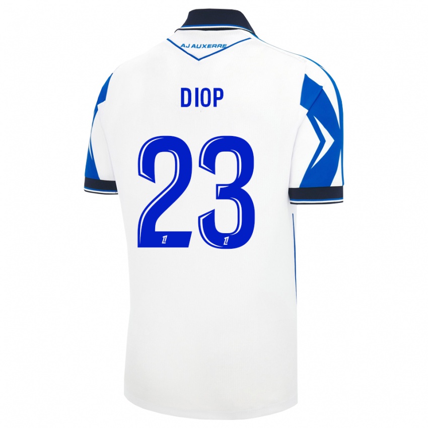 ילדים Mamadou Diop #23 שחור לבן כחול ג'רזי ביתית 2026/27 חולצה קצרה