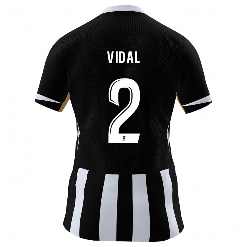 ילדים Abdaiyaan Vidal #2 שחור כחול ג'רזי ביתית 2026/27 חולצה קצרה