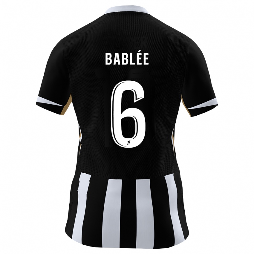 ילדים Alix Bablée #6 שחור כחול ג'רזי ביתית 2026/27 חולצה קצרה