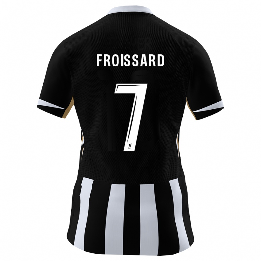 ילדים Kévine Froissard #7 שחור כחול ג'רזי ביתית 2026/27 חולצה קצרה
