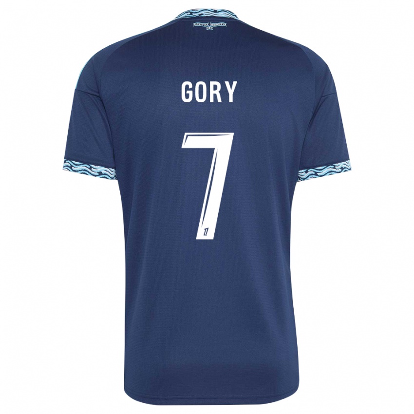 ילדים Alimami Gory #7 כחול פלדה לבן ג'רזי ביתית 2026/27 חולצה קצרה