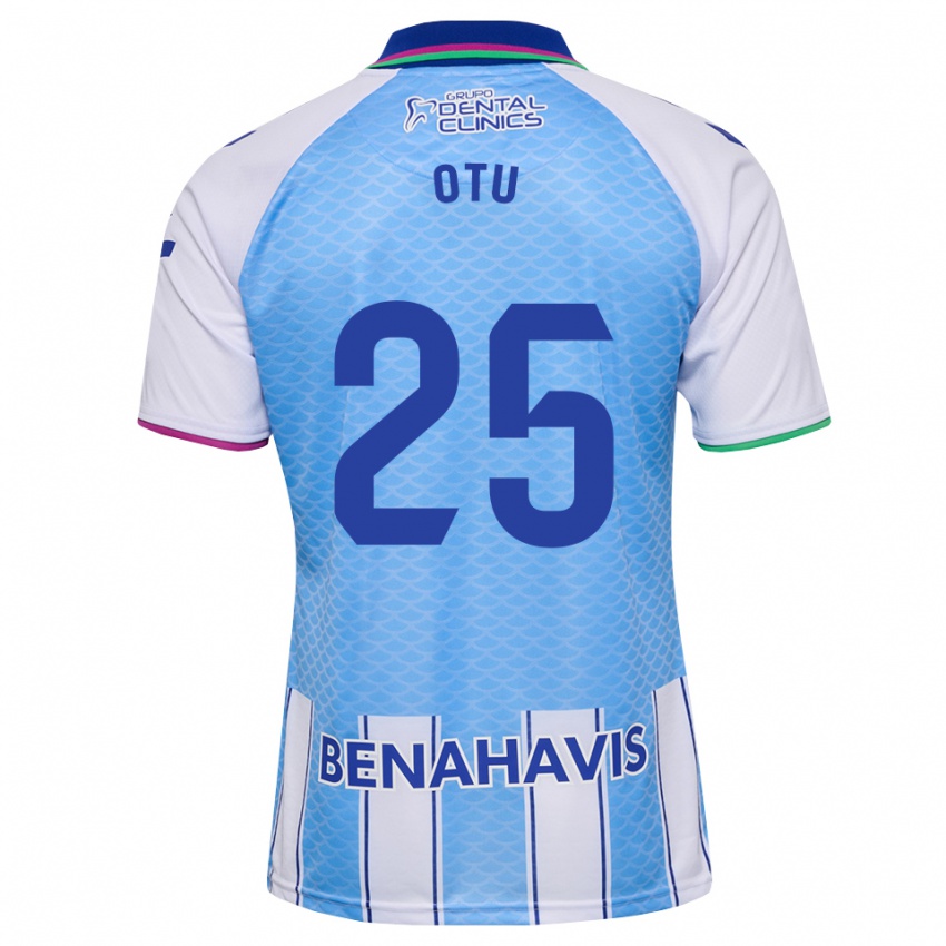 ילדים Joseph Otu #25 כחול שמיים עמוק לבן ג'רזי ביתית 2026/27 חולצה קצרה