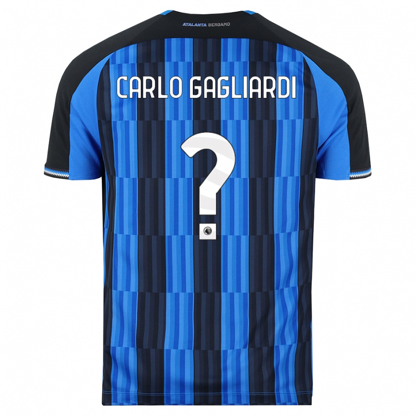 ילדים Filippo Carlo Gagliardi #0 כחול שחור אדום ג'רזי ביתית 2026/27 חולצה קצרה